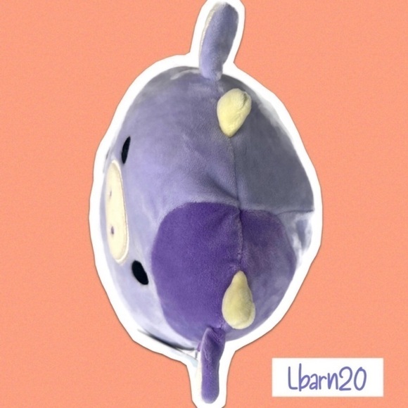 Squishmallow Bubba the Purple Cow 7.5 - 8” Rare - Picture 4 of 6